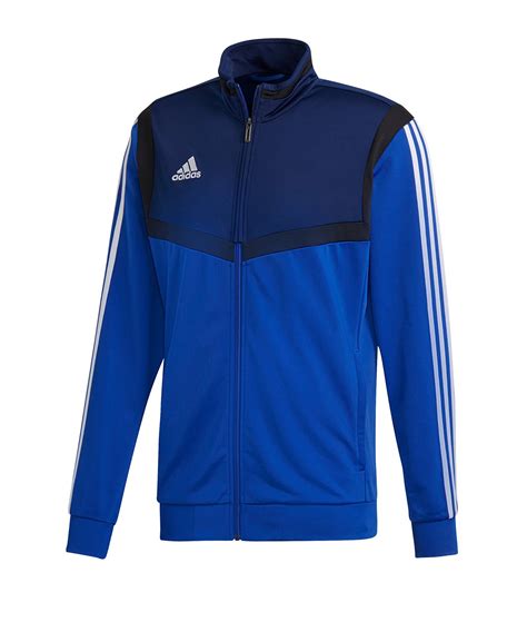 adidas sportjacke blau weiß|Blaue Jacken .